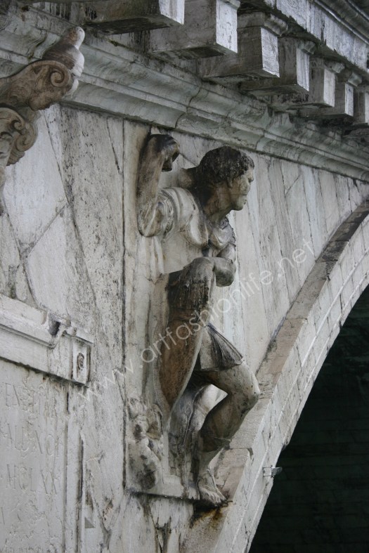 Rialto Bridge, detail